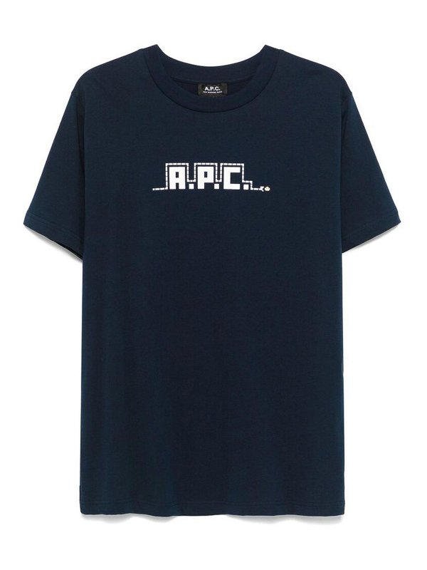 A.P.C.: Camisetas - Camiseta - Azul