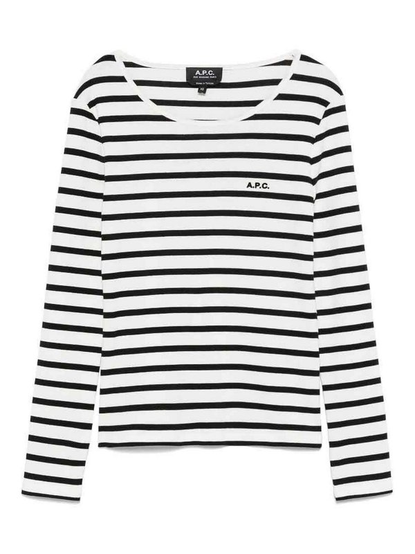 A.P.C.: Camisetas - Camiseta - Beis Claro
