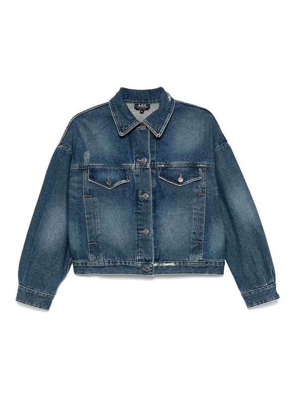 A.P.C.: Chaquetas denim - Chaqueta Vaquera - Azul