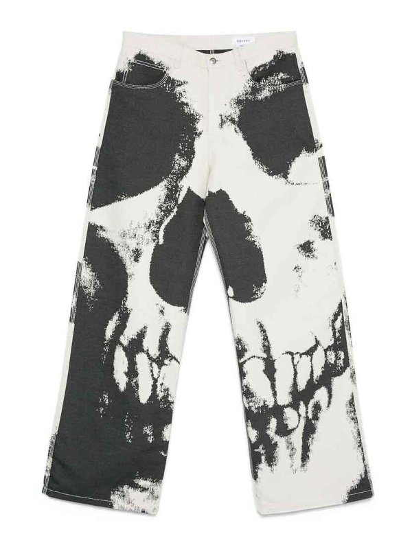 ALEXANDER MCQUEEN: Jeans boot-cut - Jeans Boot-Cut - Beis