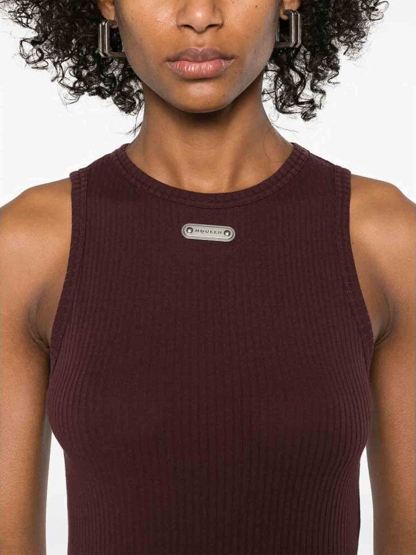 Robe Au Genou - Rouge shop online: ALEXANDER MCQUEEN