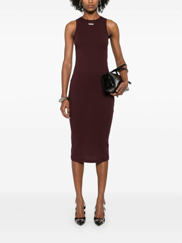 ALEXANDER MCQUEEN buy online Robe Au Genou - Rouge