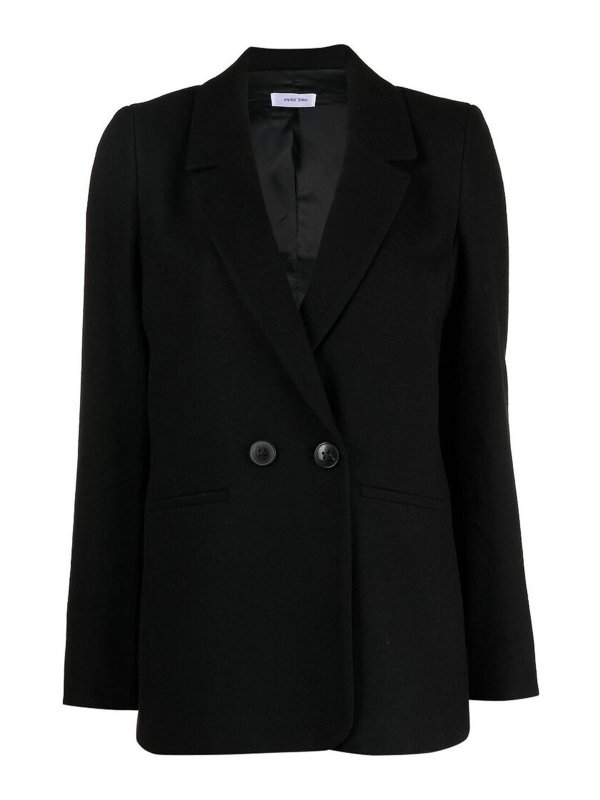ANINE BING: テーラードジャケット - テーラードジャケット - 黒