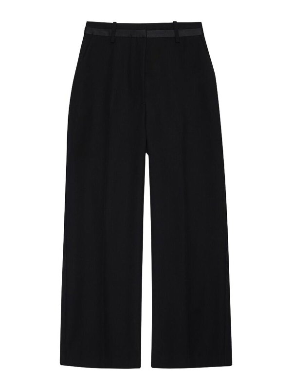 ANINE BING: Pantalons casual - Pantalons Décontractés - Noir