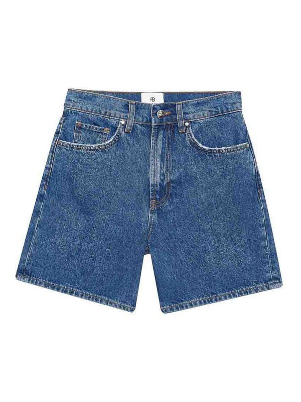 ANINE BING: straight leg jeans - Short
