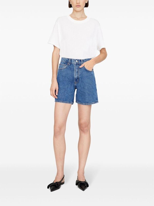 ANINE BING: straight leg jeans online - Short