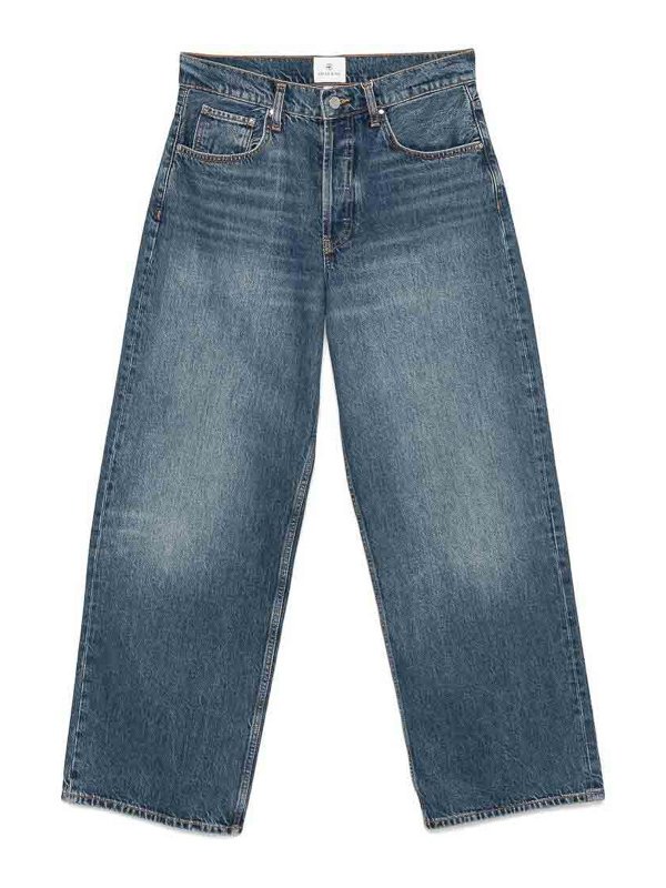 ANINE BING: Bootcut - Bootcut Jeans - Blau
