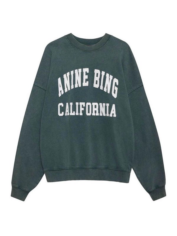 ANINE BING: スウェット＆セーター - スウェットシャツ/セーター - 緑