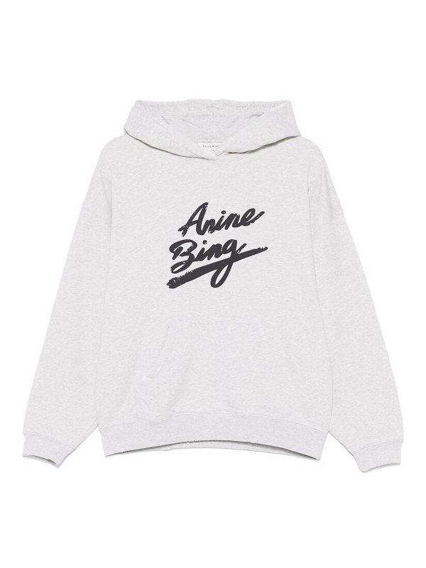 ANINE BING: スウェット＆セーター - スウェットシャツ/セーター - グレー