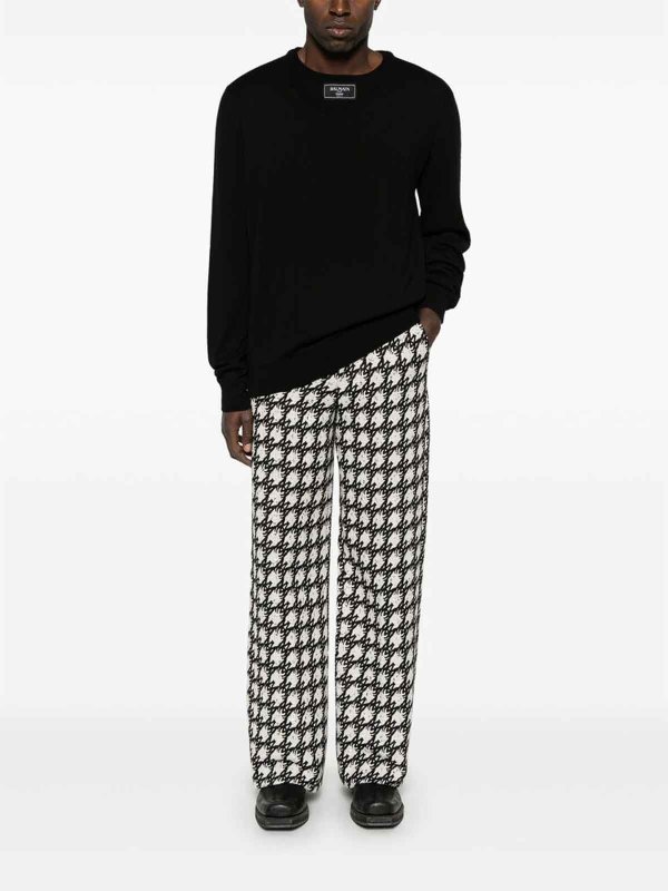 Balmain buy online Pull Col Rond - Noir