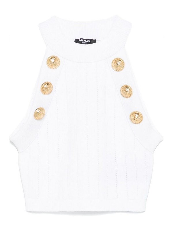 Balmain: Top e canotte - Top