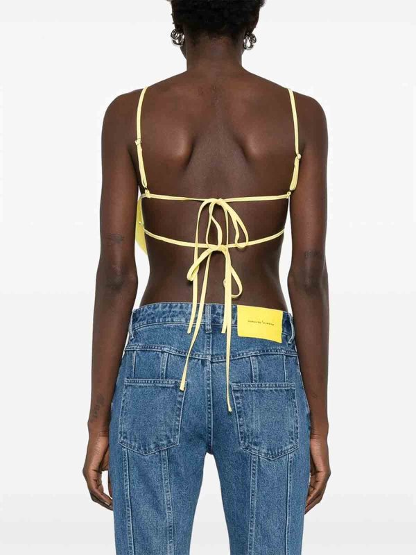 BLUMARINE: Tops und Tank Tops online - Top - Gelb