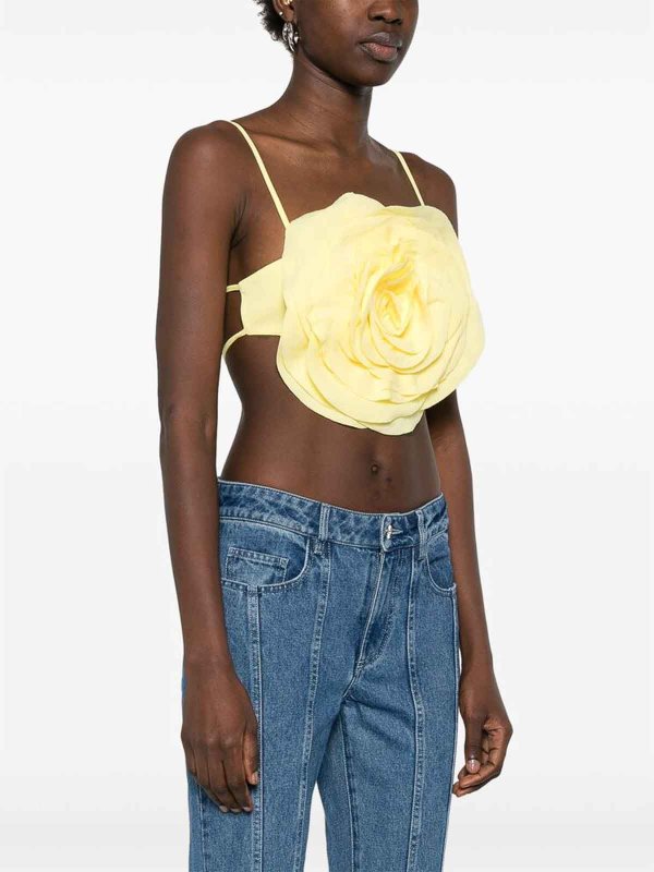 The Best Shops BLUMARINE: Tops und Tank Tops - Top - Gelb