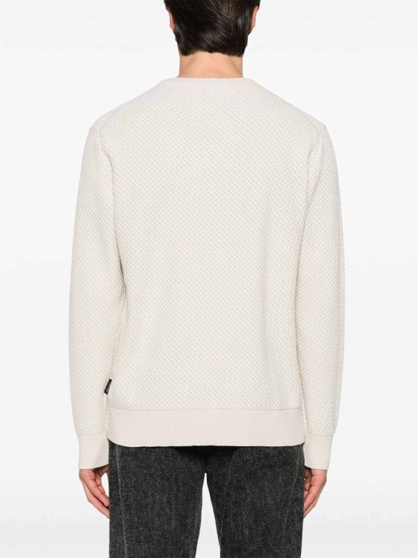CALVIN KLEIN buy online Pull Col Rond - Beige