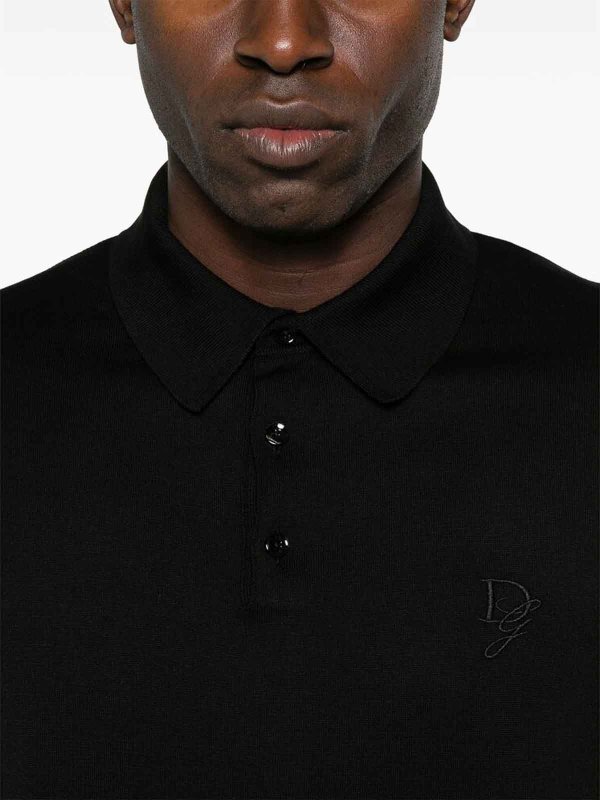 DOLCE & GABBANA: Pull col rond online - Pull Col Rond - Noir