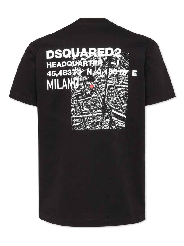 DSQUARED2: Tシャツ online - Tシャツ - 黒
