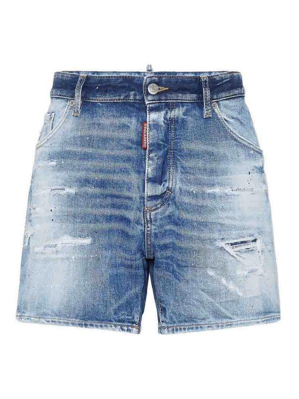 DSQUARED2: straight leg jeans - Jeans