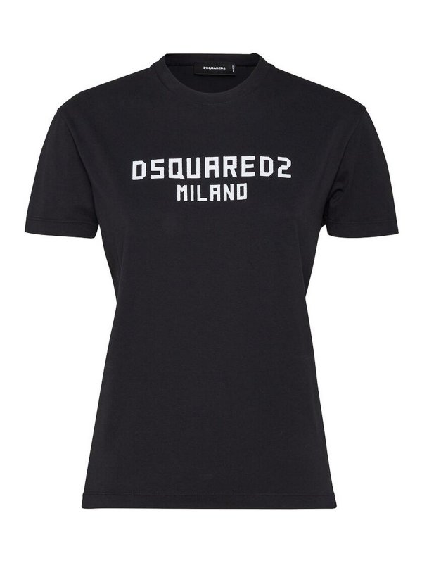 DSQUARED2: T-shirts - T-Shirt - Schwarz