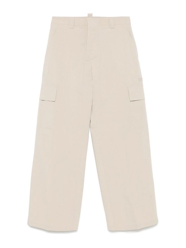 DSQUARED2: カジュアルトラウザー - カジュアルパンツ - ベージュ