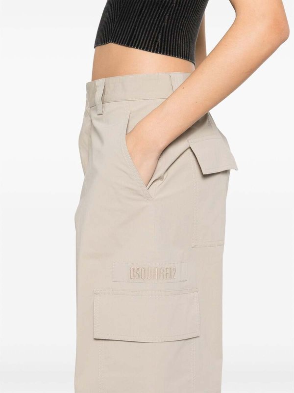 カジュアルパンツ - ベージュ shop online: DSQUARED2