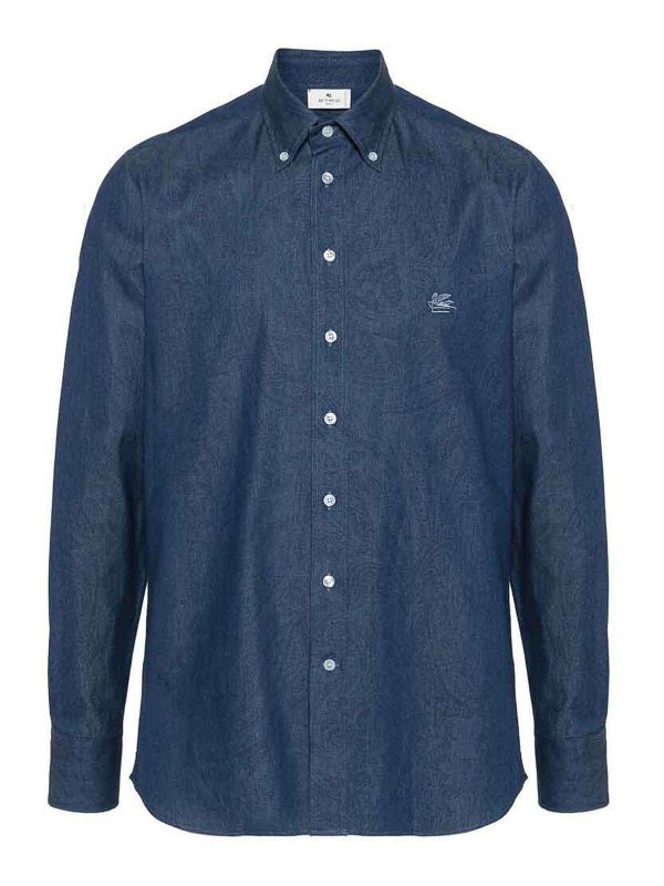 ETRO: Camisas - Camisa - Azul