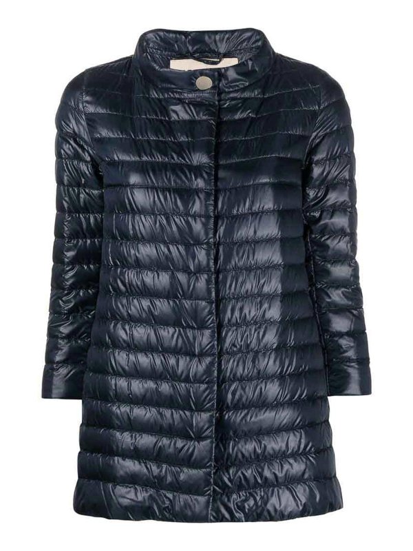 HERNO: Knielange Mäntel - Knielanger Mantel - Blau