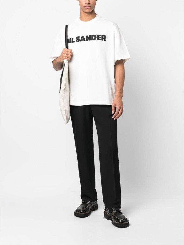 The Best Shops JIL SANDER: T-shirts - T-Shirt - Weiß