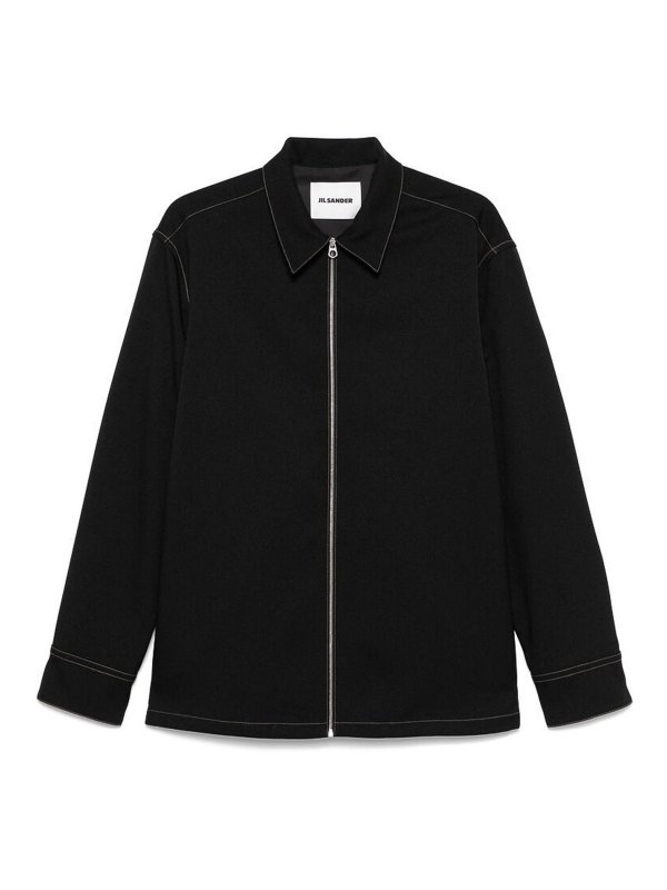 JIL SANDER: Camisas - Camisa - Negro