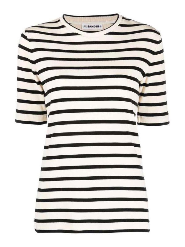 JIL SANDER: Camisetas - Camiseta - Negro