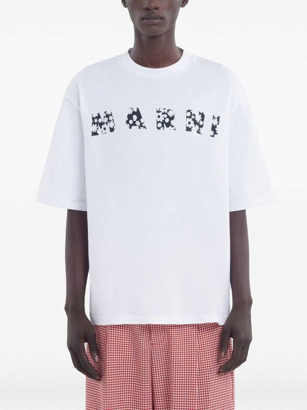 The Best Shops Marni: T-shirts - T-Shirt - Blanc