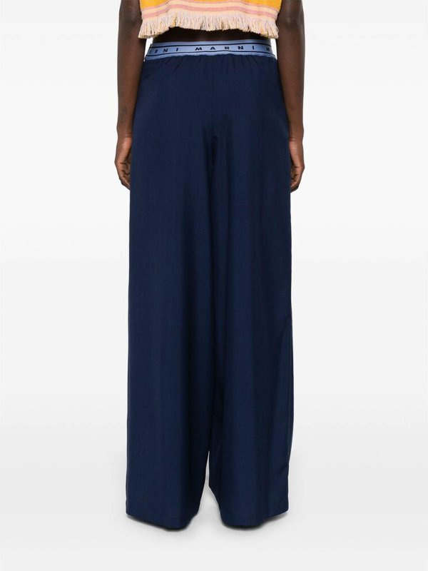 The Best Shops Marni: Pantalons casual - Pantalons Décontractés - Bleu