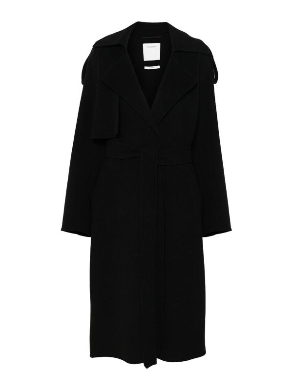 SPORTMAX: ショートコート - ショートコート - 黒