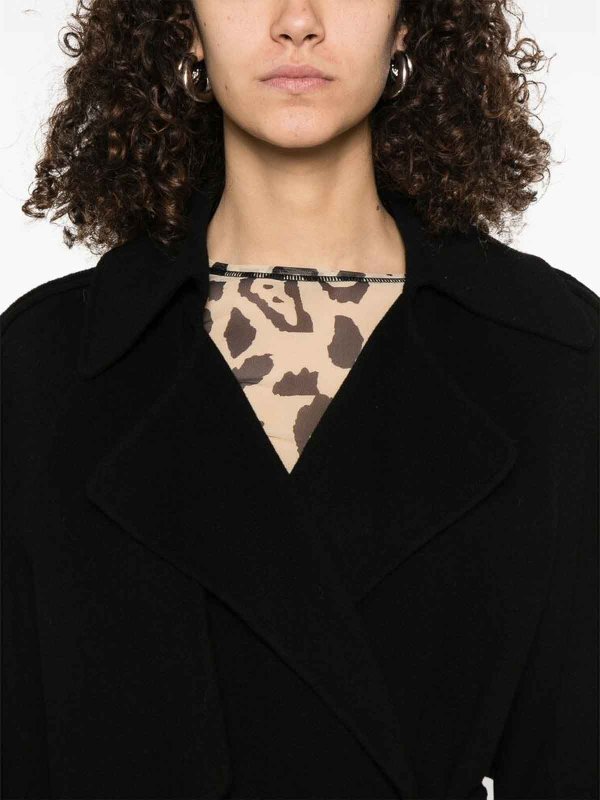 SPORTMAX: ショートコート online - ショートコート - 黒