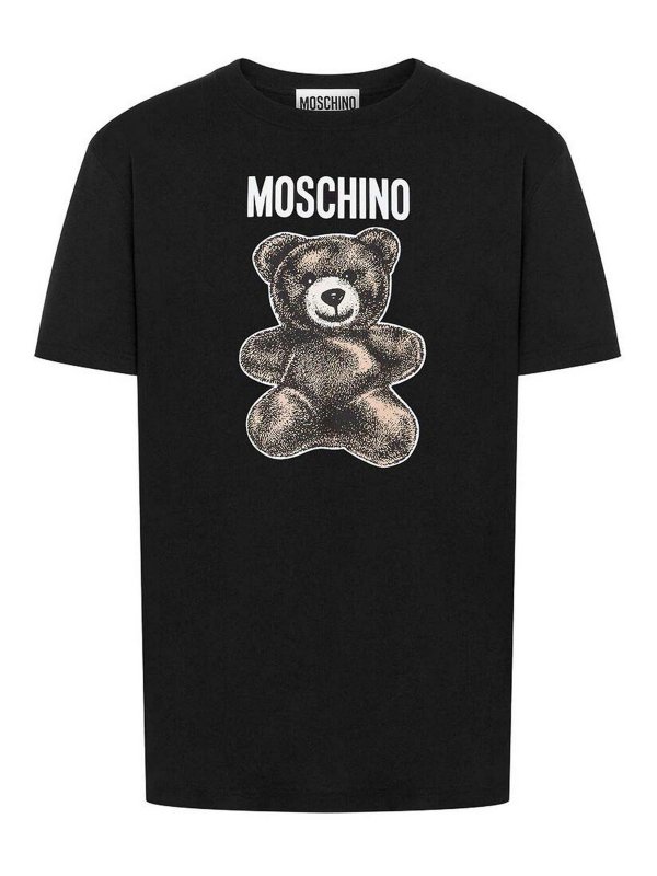 MOSCHINO: Tシャツ - Tシャツ - 黒