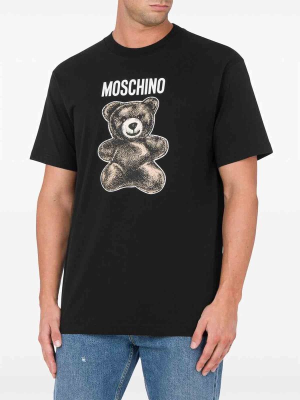 MOSCHINO: Tシャツ online - Tシャツ - 黒
