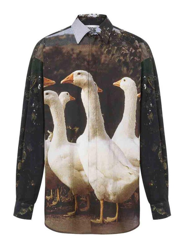 MOSCHINO: Hemden - Hemd - Braun