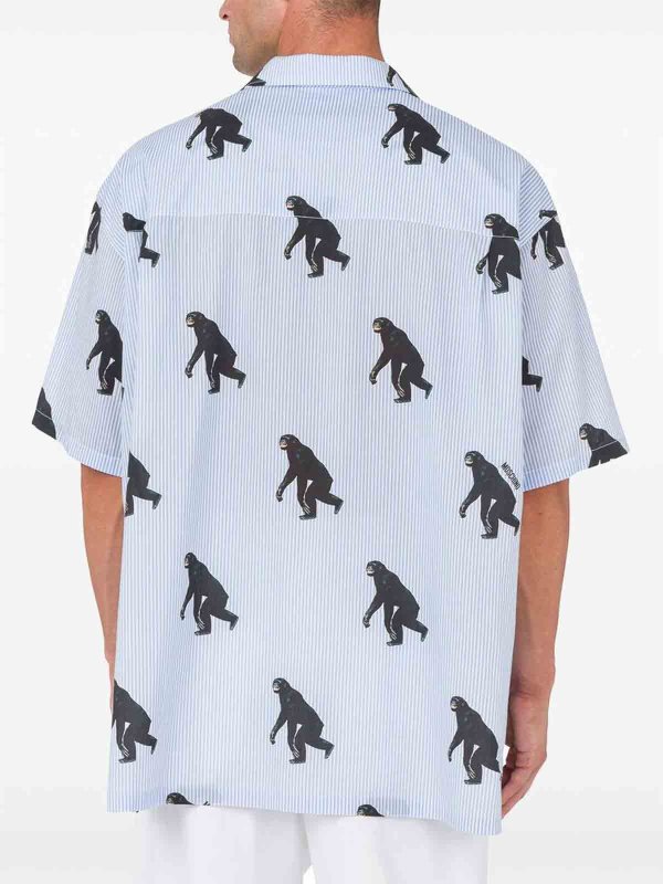 MOSCHINO: シャツ online - シャツ - ブルー