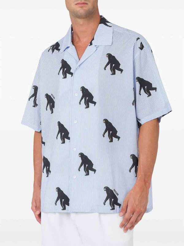 The Best Shops MOSCHINO: シャツ - シャツ - ブルー