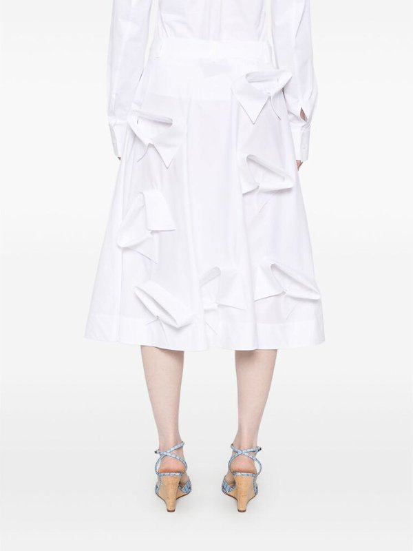 The Best Shops MOSCHINO: Jupes midi et au genou - Jupe Midi - Blanc