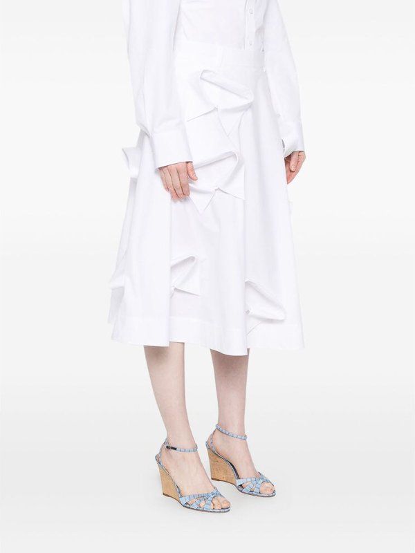 MOSCHINO buy online Jupe Midi - Blanc