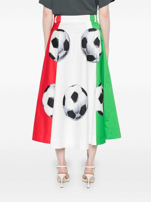 MOSCHINO: ニーレングススカート＆ミディ丈 online - 膝丈/ミディスカート - 白