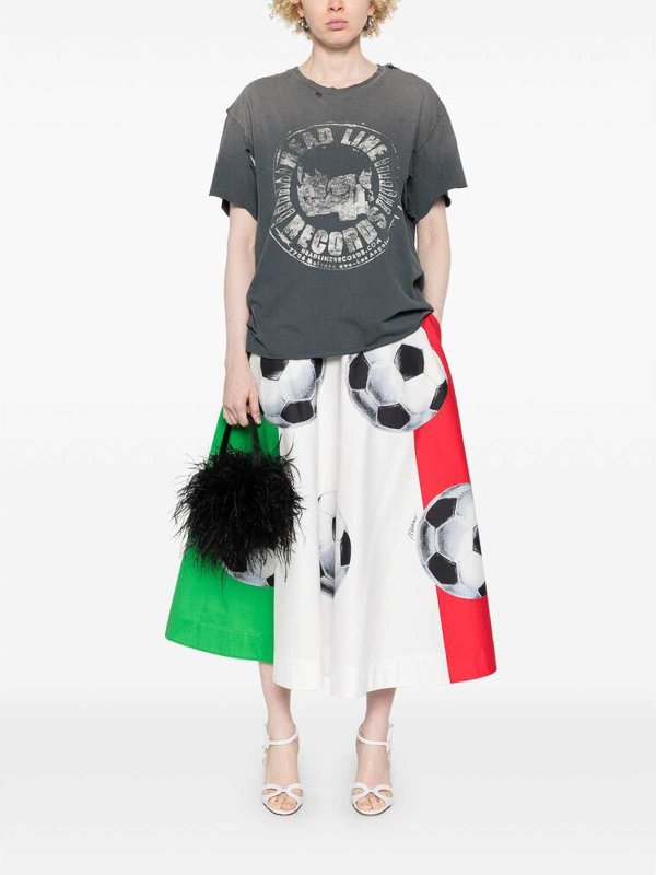 MOSCHINO buy online 膝丈/ミディスカート - 白