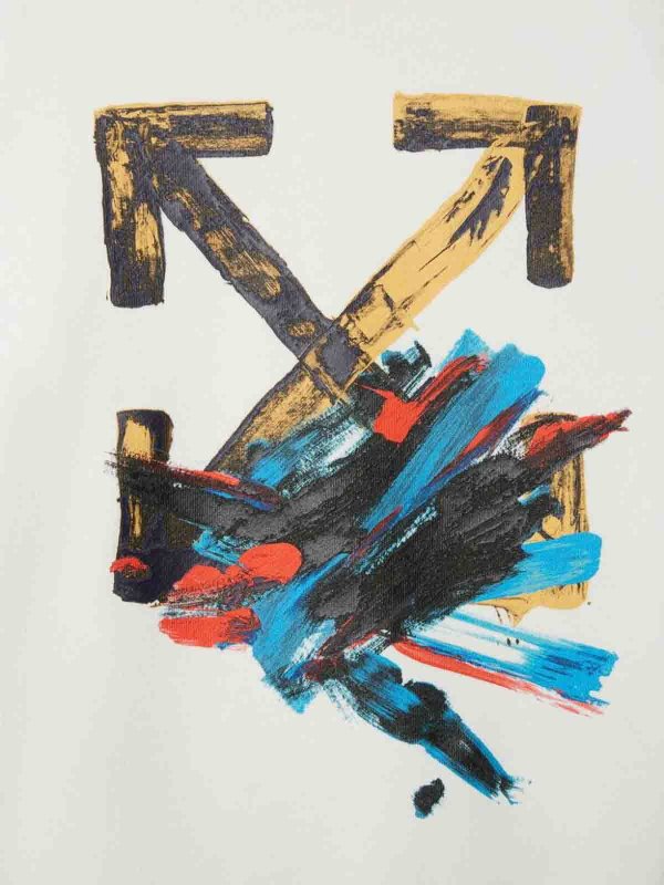 The Best Shops OFF-WHITE: Sweatshirts und Pullover - Sweatshirt - Weiß