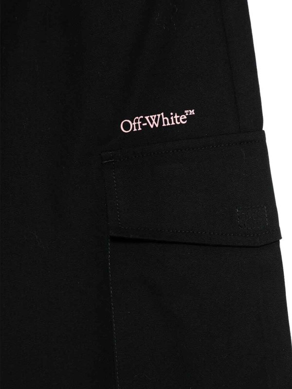 OFF-WHITE: カジュアルトラウザー online - カジュアルパンツ - 黒