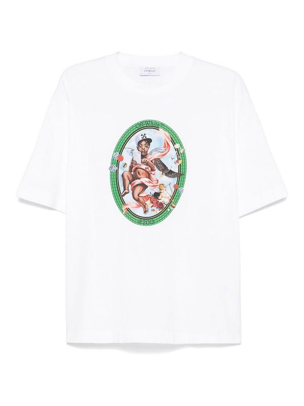 OFF-WHITE: Camisetas - Camiseta - Blanco