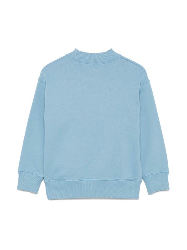 The Best Shops Palm Angels: Suéteres con cuello pico - Suéter Cuello Redondo - Azul