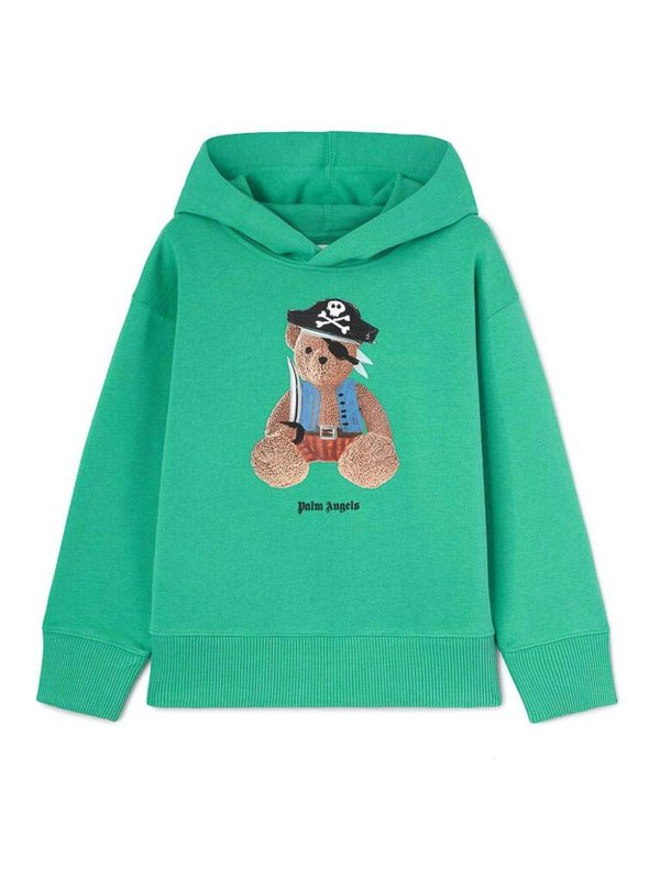 Palm Angels: Sudaderas y suéteres - Sudadera - Verde