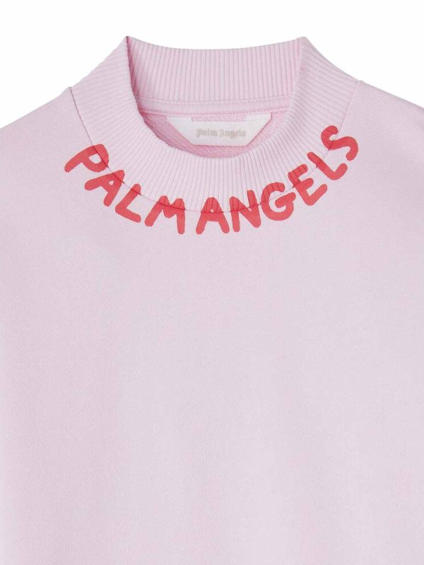 The Best Shops Palm Angels: Pull col rond - Pull Col Rond - Couleur Chair