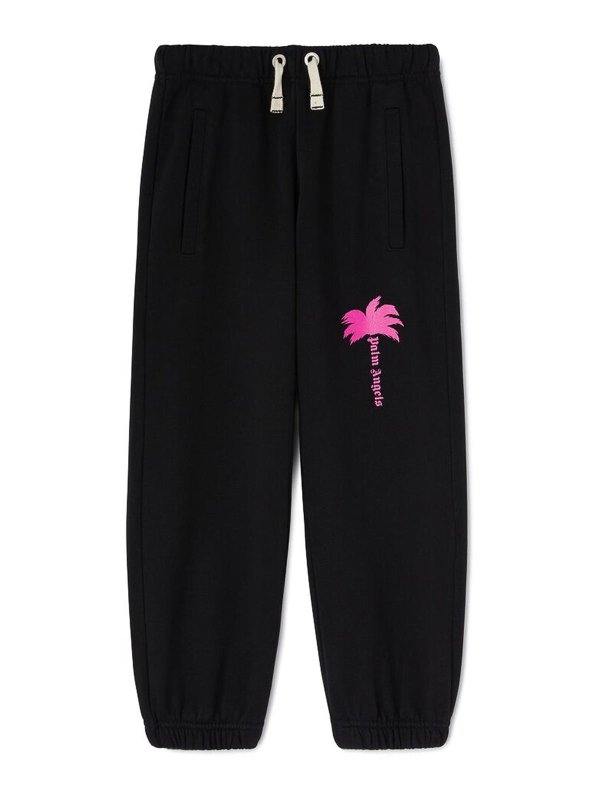 Palm Angels: カジュアルトラウザー - カジュアルパンツ - 黒