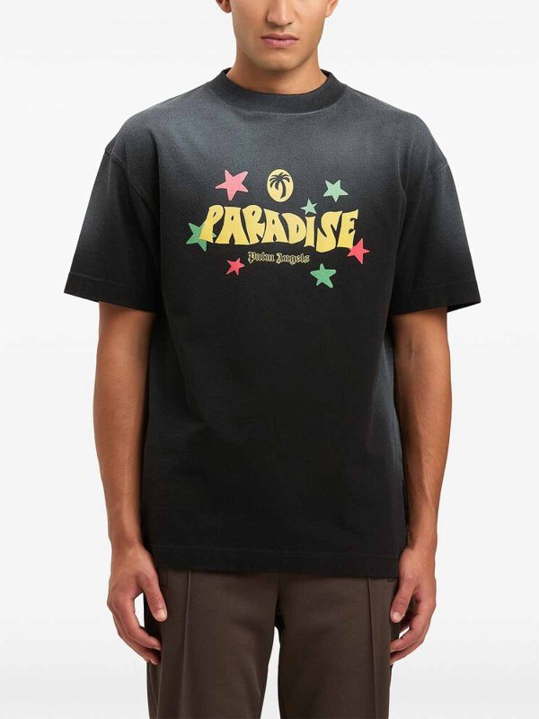 Palm Angels: Camisetas online - Camiseta - Negro